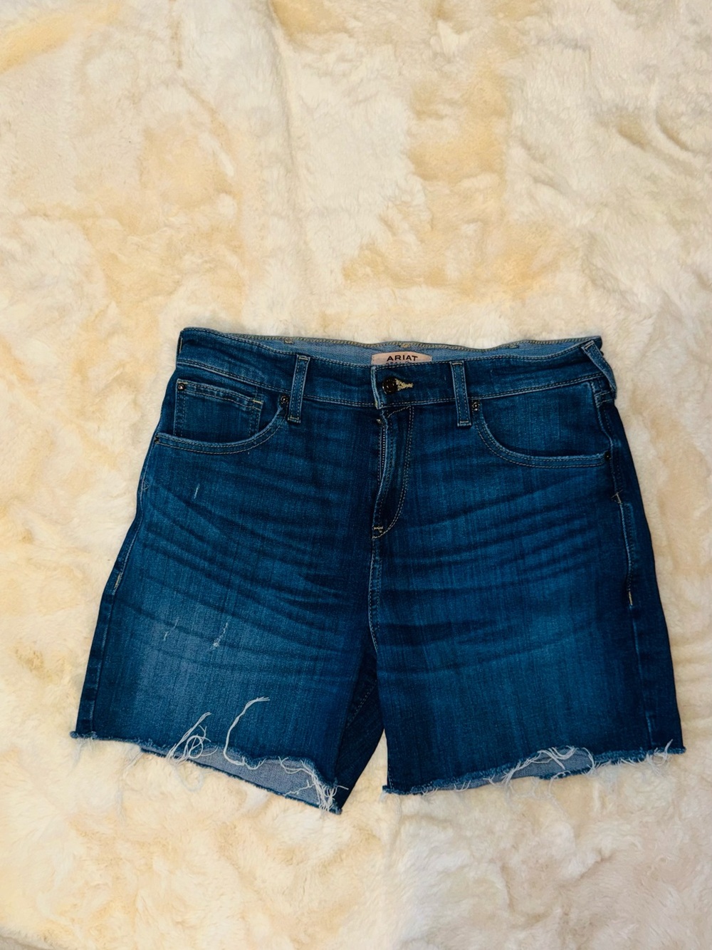 Ariat Deep Blue Denim Cutoff Shorts